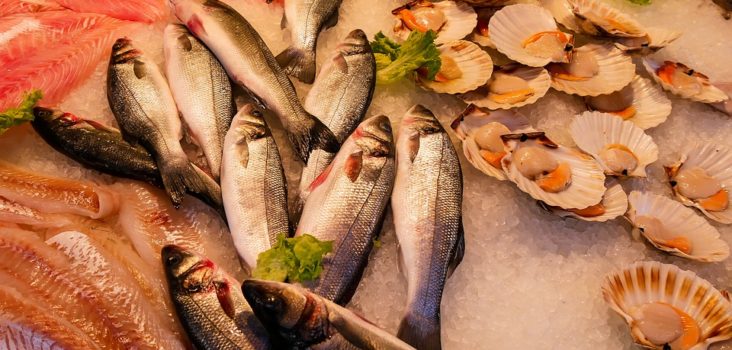 Fisch-Stand am Markt